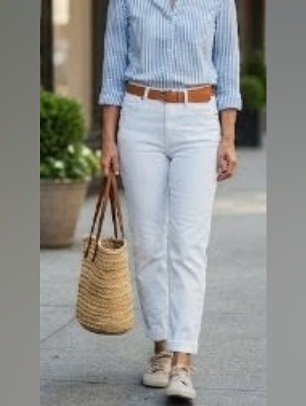 MOTHER Denim The Dropout Relaxed Boyfriend Jeans White (Sz 29) Premium Denim - Picture 2 of 11